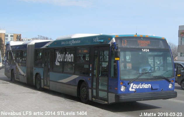 BUS/AUTOBUS: Novabus LFS artic 2014 STLevis