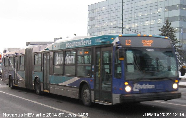 BUS/AUTOBUS: Novabus HEV artic 2014 STLevis