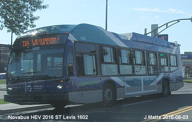 BUS/AUTOBUS: Novabus HEV 2016 STLevis