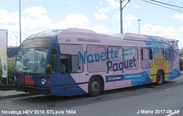 BUS/AUTOBUS: Novabus HEV 2016 STLevis