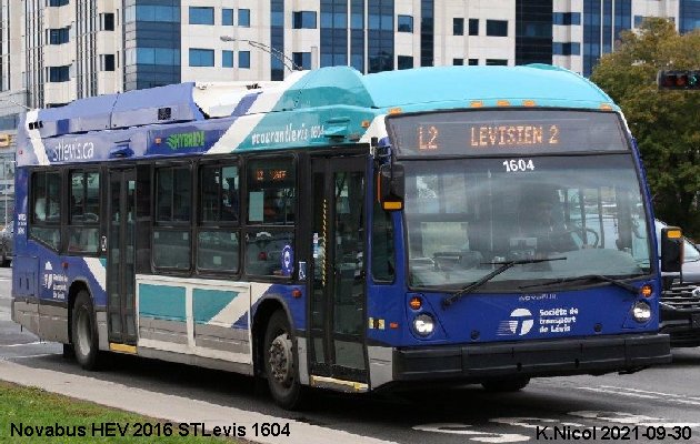 BUS/AUTOBUS: Novabus HEV 2016 STLevis