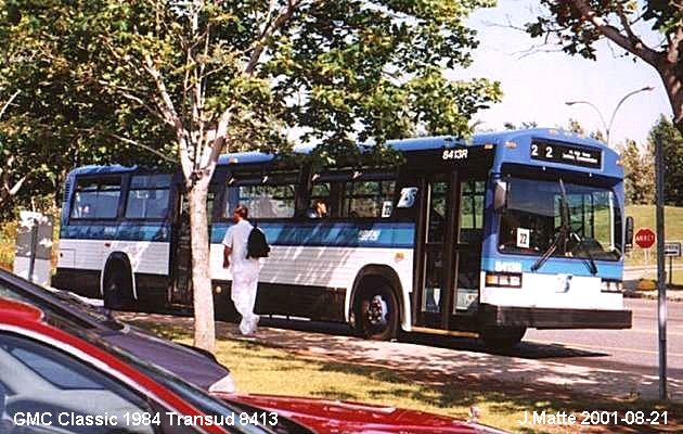 BUS/AUTOBUS: GMC Classic 1984 Transud