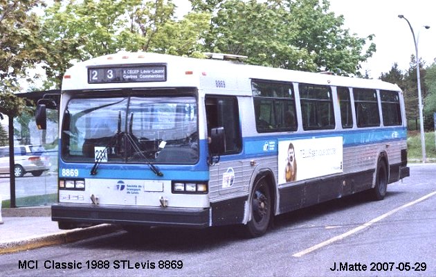 BUS/AUTOBUS: MCI Classic 1988 STLevis