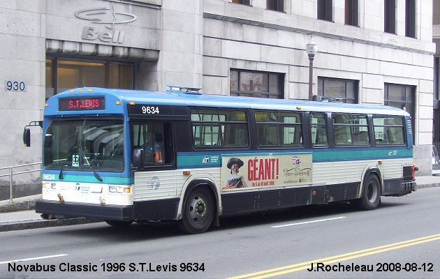 BUS/AUTOBUS: Novabus Classic 1996 STLevis