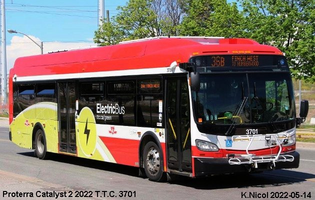 BUS/AUTOBUS: Proterra Catalyst 2 2020 Tours Vieux Quebec