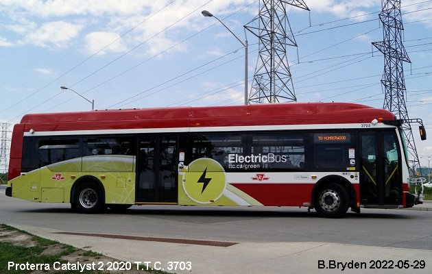 BUS/AUTOBUS: Proterra Catalyst 2 2020 Toronto Transit Commission