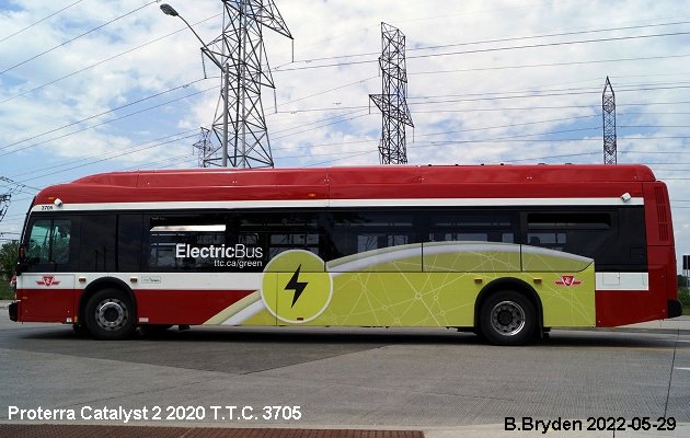 BUS/AUTOBUS: Proterra Catalyst 2 2020 Toronto Transit Commission