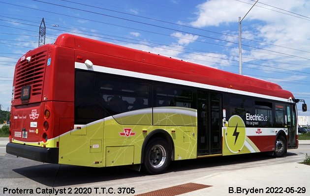 BUS/AUTOBUS: Proterra Catalyst 2 2020 Toronto Transit Commission