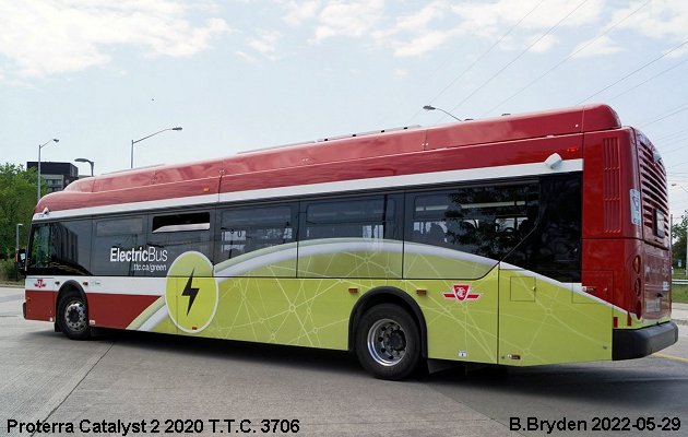 BUS/AUTOBUS: Proterra Catalyst 2 2020 Toronto Transit Commission