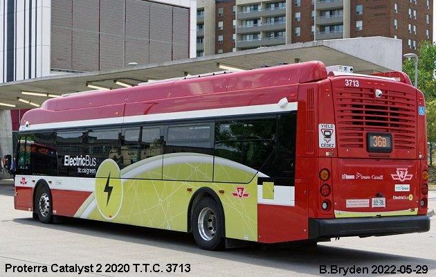 BUS/AUTOBUS: Proterra Catalyst 2 2020 Toronto Transit Commission