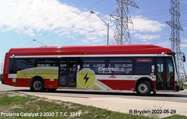 BUS/AUTOBUS: Proterra Catalyst 2 2020 Toronto Transit Commission