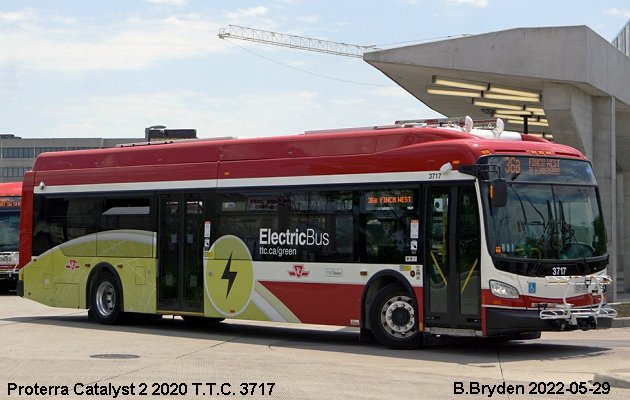 BUS/AUTOBUS: Proterra Catalyst 2 2020 Toronto Transit Commission