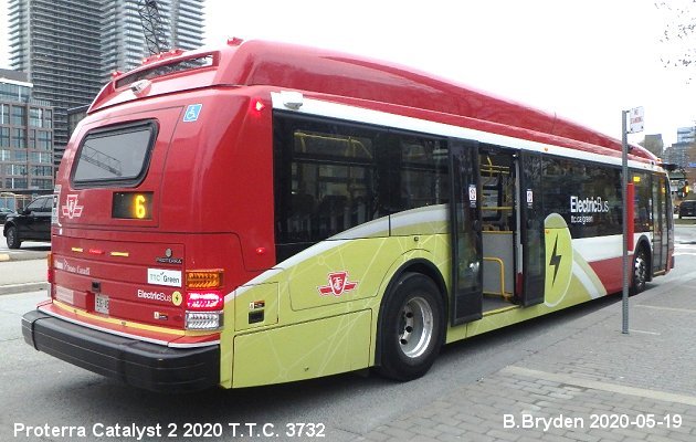 BUS/AUTOBUS: Proterra Catalyst 2 2020 Toronto Transit Commission