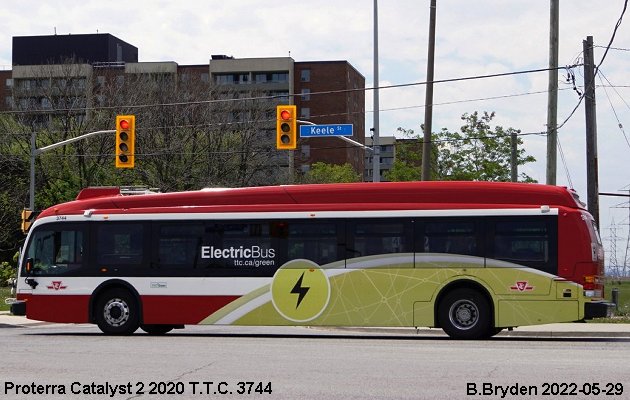 BUS/AUTOBUS: Proterra Catalyst 2 2020 Toronto Transit Commission