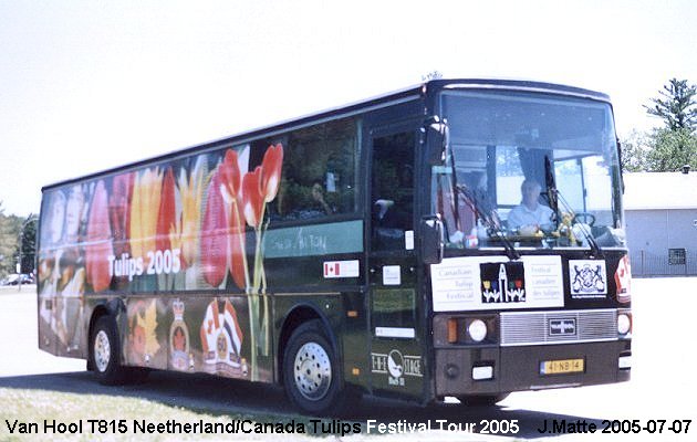 BUS/AUTOBUS: Van Hool T 815 1990 Tulips 2005