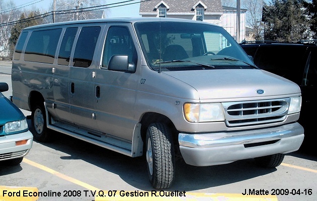 BUS/AUTOBUS: Ford Econoline 2008 T.V.Q.