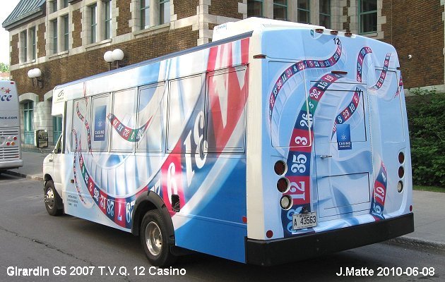BUS/AUTOBUS: Girardin G5 2007 T.V.Q.