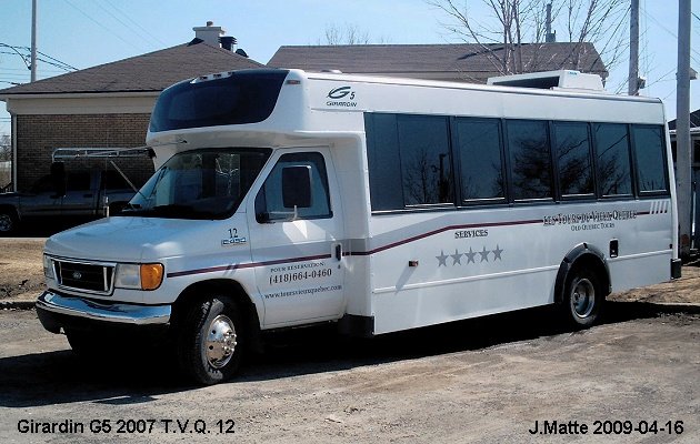 BUS/AUTOBUS: Girardin G5 2007 T.V.Q.