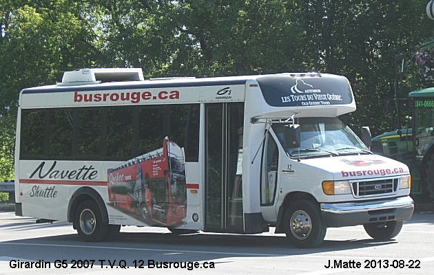 BUS/AUTOBUS: Girardin G5 2007 T.V.Q.