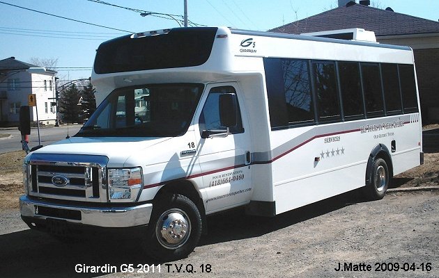 BUS/AUTOBUS: Girardin G5 2011 T.V.Q.