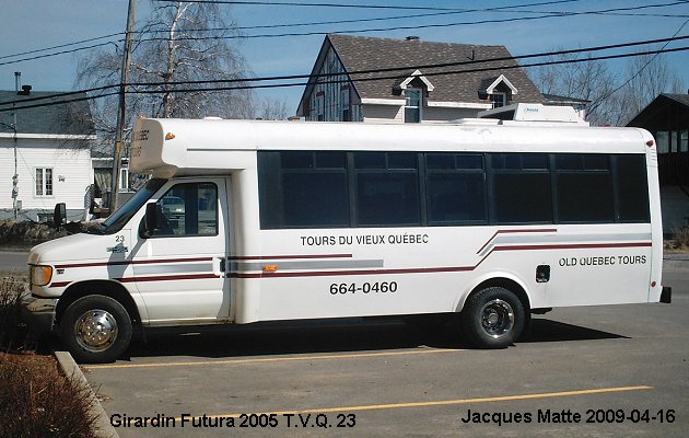 BUS/AUTOBUS: Girardin Futura 2005 T.V.Q.