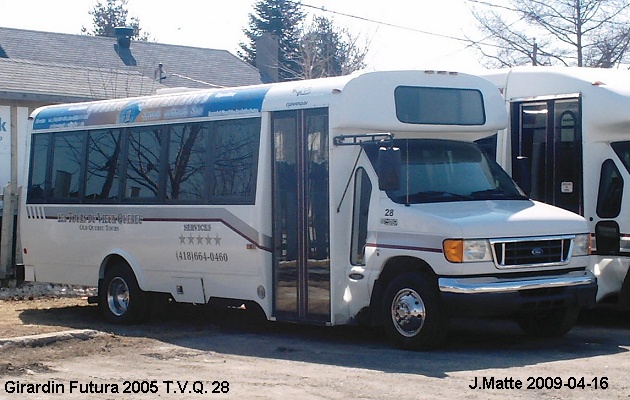 BUS/AUTOBUS: Girardin Futura 2005 T.V.Q.