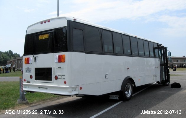 BUS/AUTOBUS: ABC M1235 2012 Tours Vieux Quebec