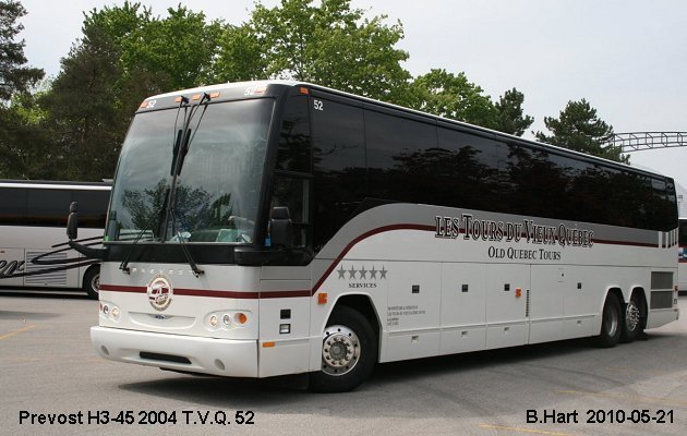 BUS/AUTOBUS: Prevost H3-45 2004 T.V.Q.