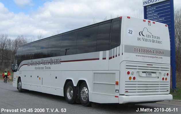 BUS/AUTOBUS: Prevost H3-45 2006 T.V.Q.