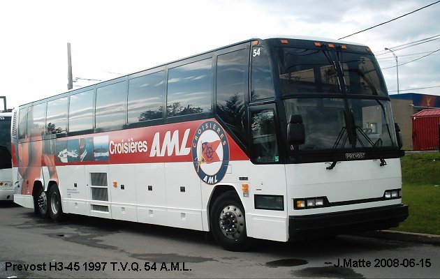 BUS/AUTOBUS: Prevost H3-45 1997 T.V.Q.