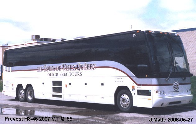 BUS/AUTOBUS: Prevost H3-45 2007 T.V.Q.