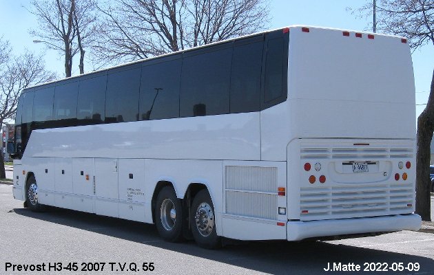 BUS/AUTOBUS: Prevost H3-45 2007 T.V.Q.