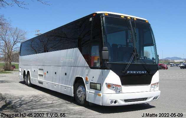 BUS/AUTOBUS: Prevost H3-45 2007 T.V.Q.