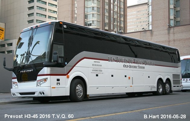BUS/AUTOBUS: Prevost H3-45 2016 TVQ