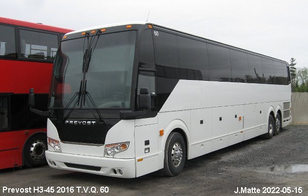 BUS/AUTOBUS: Prevost H3-45 2016 T.V.Q.