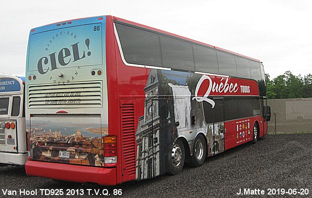 BUS/AUTOBUS: Van Hool TD925 2013 T.V.Q.