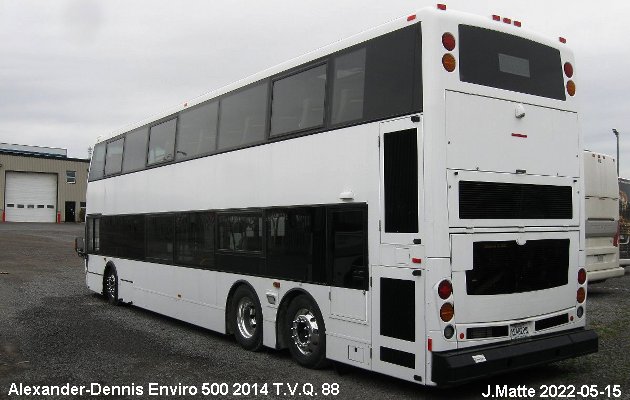 BUS/AUTOBUS: Alexander-Dennis Enviro 500 2014 T.V.Q.