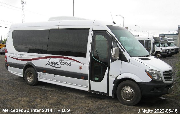 BUS/AUTOBUS: Mercedes Sprinter 2014 Tours Vieux Quebec