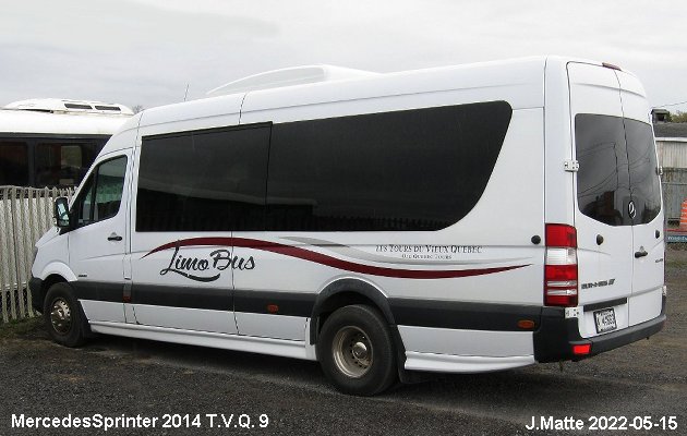 BUS/AUTOBUS: ABC M1235 2014 Tours Vieux Quebec