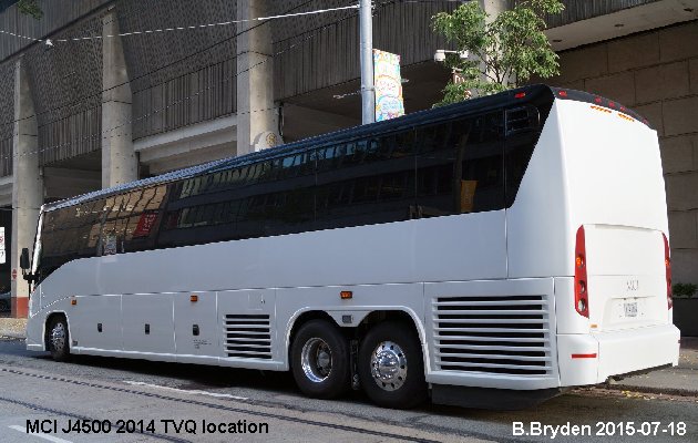 BUS/AUTOBUS: MCI J4500 2014 T.V.Q.