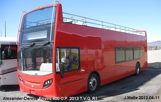 BUS/AUTOBUS: Alexander-Dennis Enviro 400 o.p. 2013 T.V.Q.