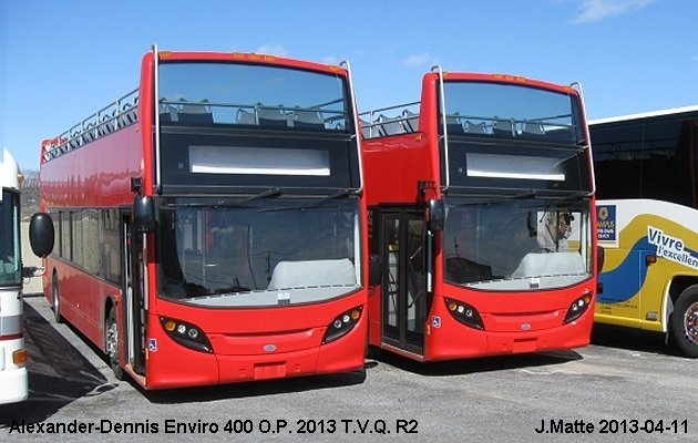 BUS/AUTOBUS: Alexander-Dennis Enviro 400 o.p. 2013 T.V.Q.