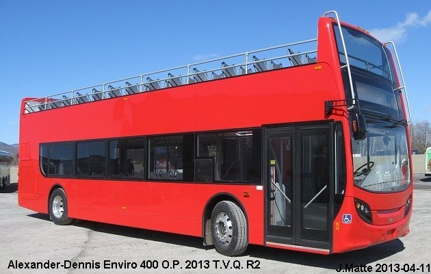 BUS/AUTOBUS: Alexander-Dennis Enviro 400 o.p. 2013 T.V.Q.