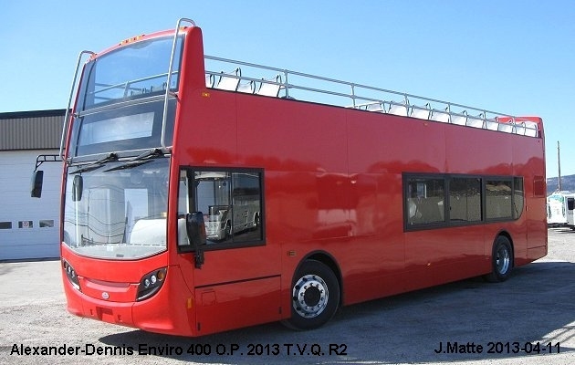 BUS/AUTOBUS: Alexander-Dennis Enviro 400 o.p. 2013 T.V.Q.