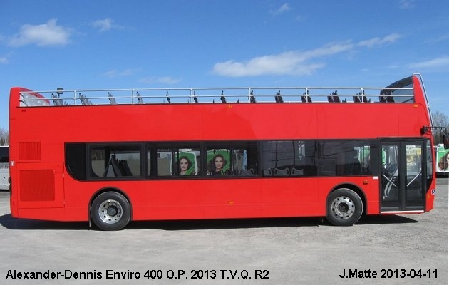 BUS/AUTOBUS: Alexander-Dennis Enviro 400 o.p. 2013 T.V.Q.