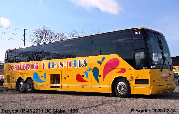 BUS/AUTOBUS: Prevost H3-45 2011 UC-Global