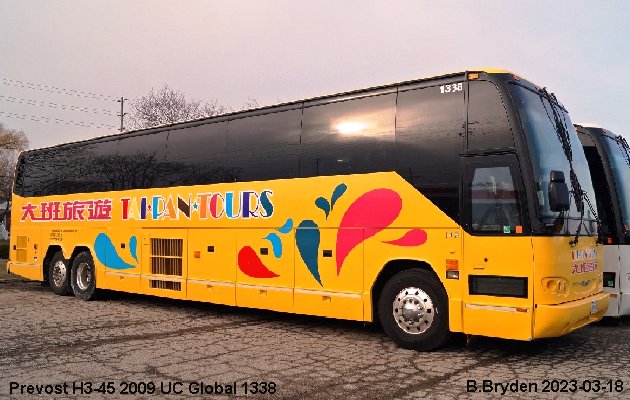 BUS/AUTOBUS: Prevost H3-45 2009 UC-Global