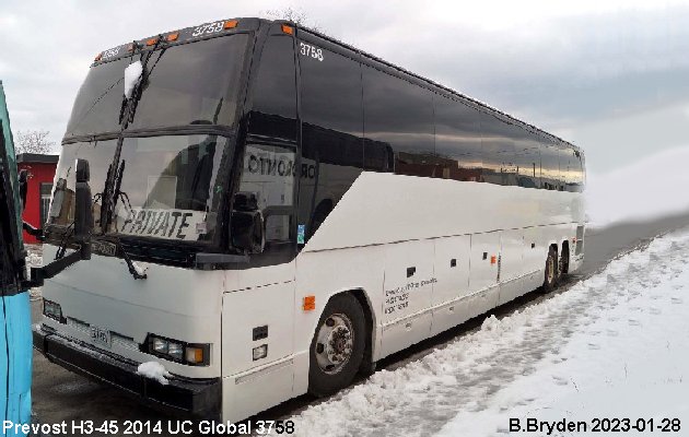 BUS/AUTOBUS: Prevost H3-45 2000 UC-Global