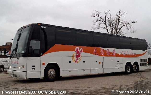 BUS/AUTOBUS: Prevost H3-45 2007 UC-Global