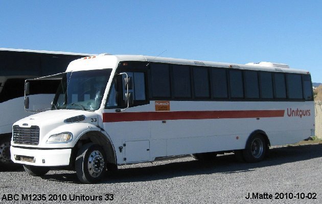 BUS/AUTOBUS: ABC M1235 2010 Tours Vieux Quebec